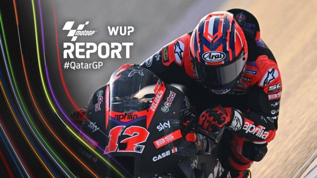 MotoGP - Maverick Vinales (Aprilia Racing) fa suo il warmup del GP del Qatar 2024