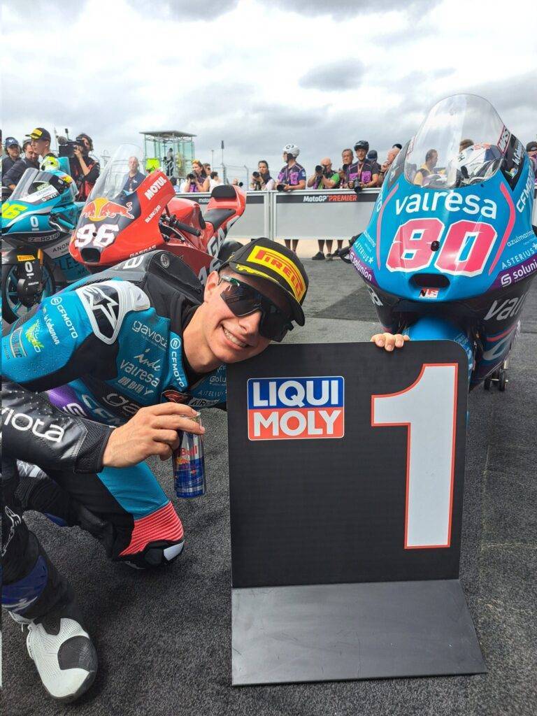 Ancora Alonso in Moto3. A podio anche Piqueras, Bertelle 10°.