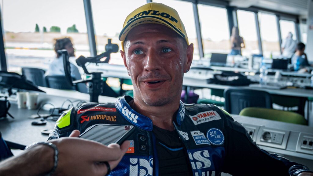 Dominique Aegerter a PoleGP, "Il CIV Racing Night è stato bellissimo. Volevo vincere gara due, ma Ale è stato più bravo di me."