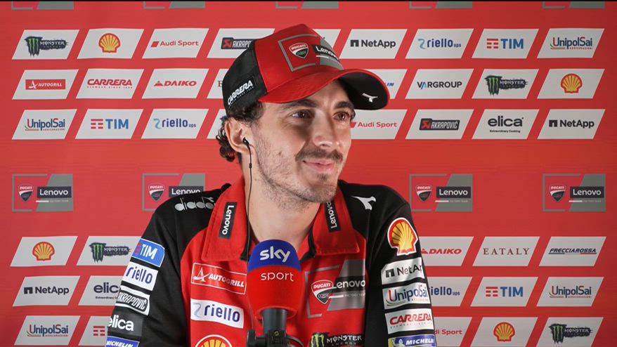 Bagnaia il più veloce a Barcellona: 