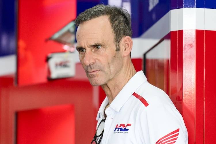 Alberto Puig in divisa Honda HRC