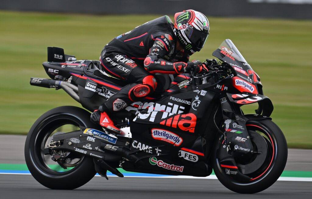 Bezzecchi inizia a volare sull’Aprilia: “Ho spremuto la moto al massimo”